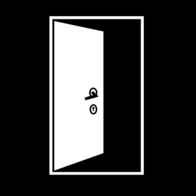 leave the door open